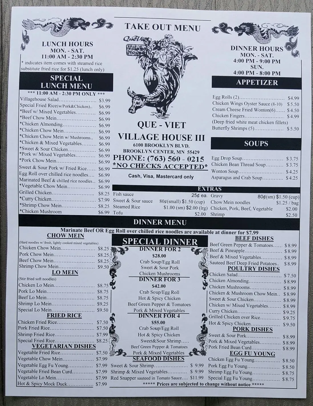 Menu 3