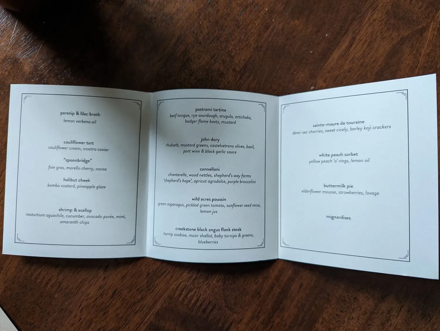 Menu 2