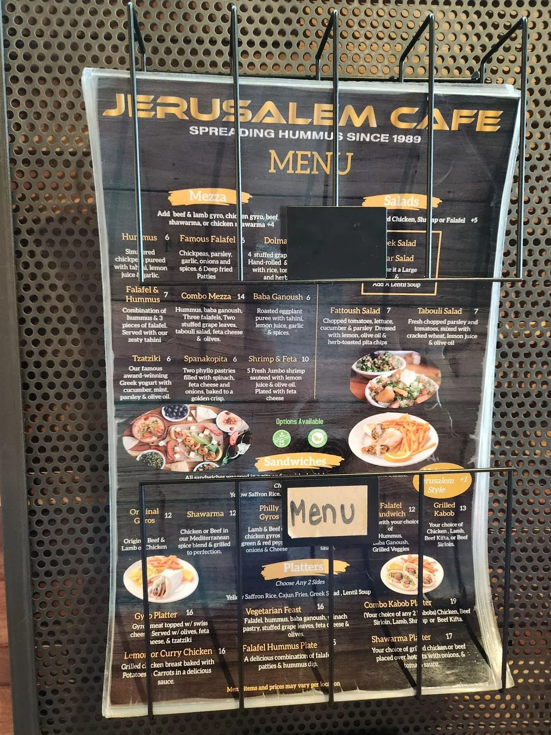 Menu 3