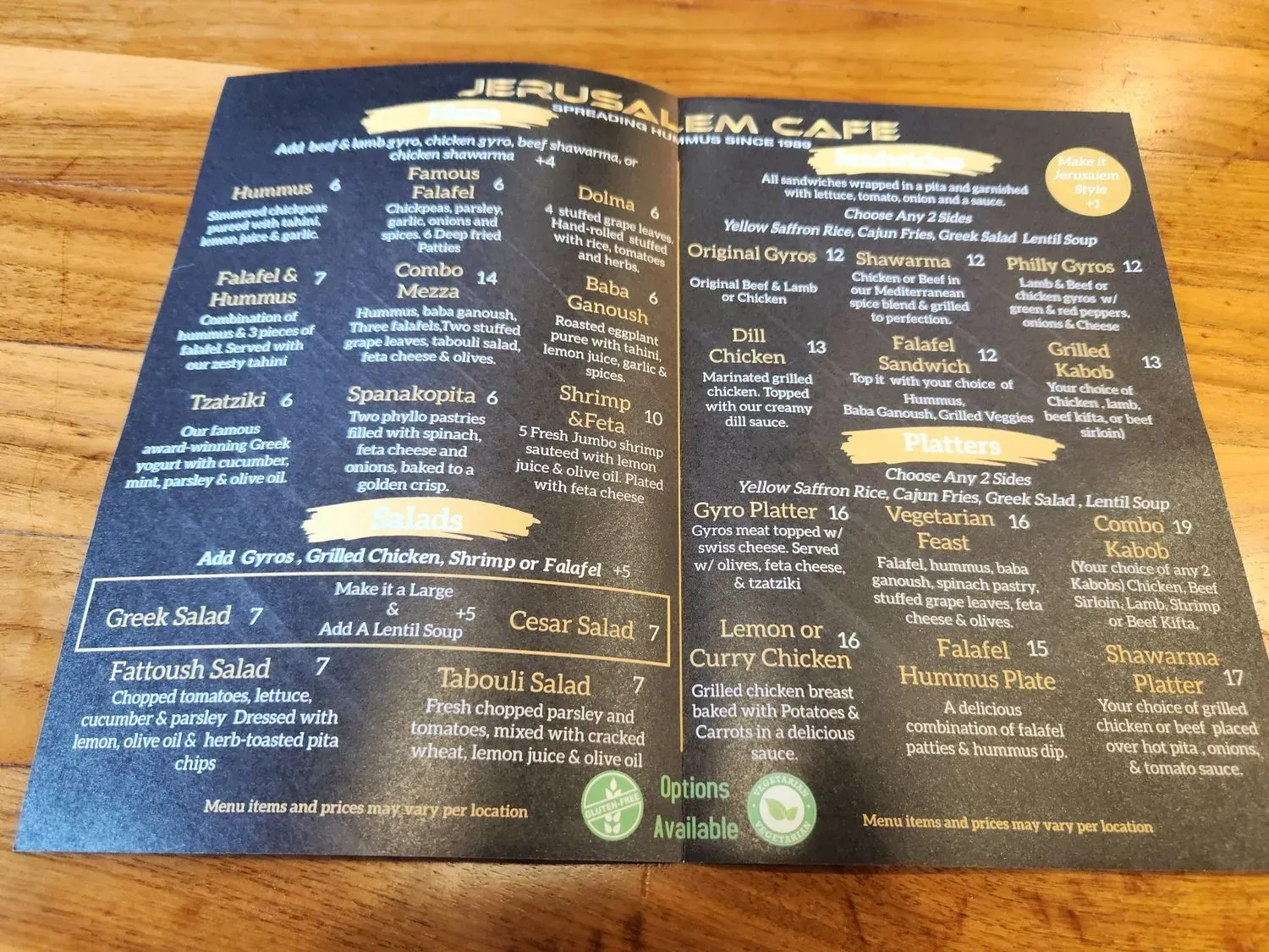 Menu 4