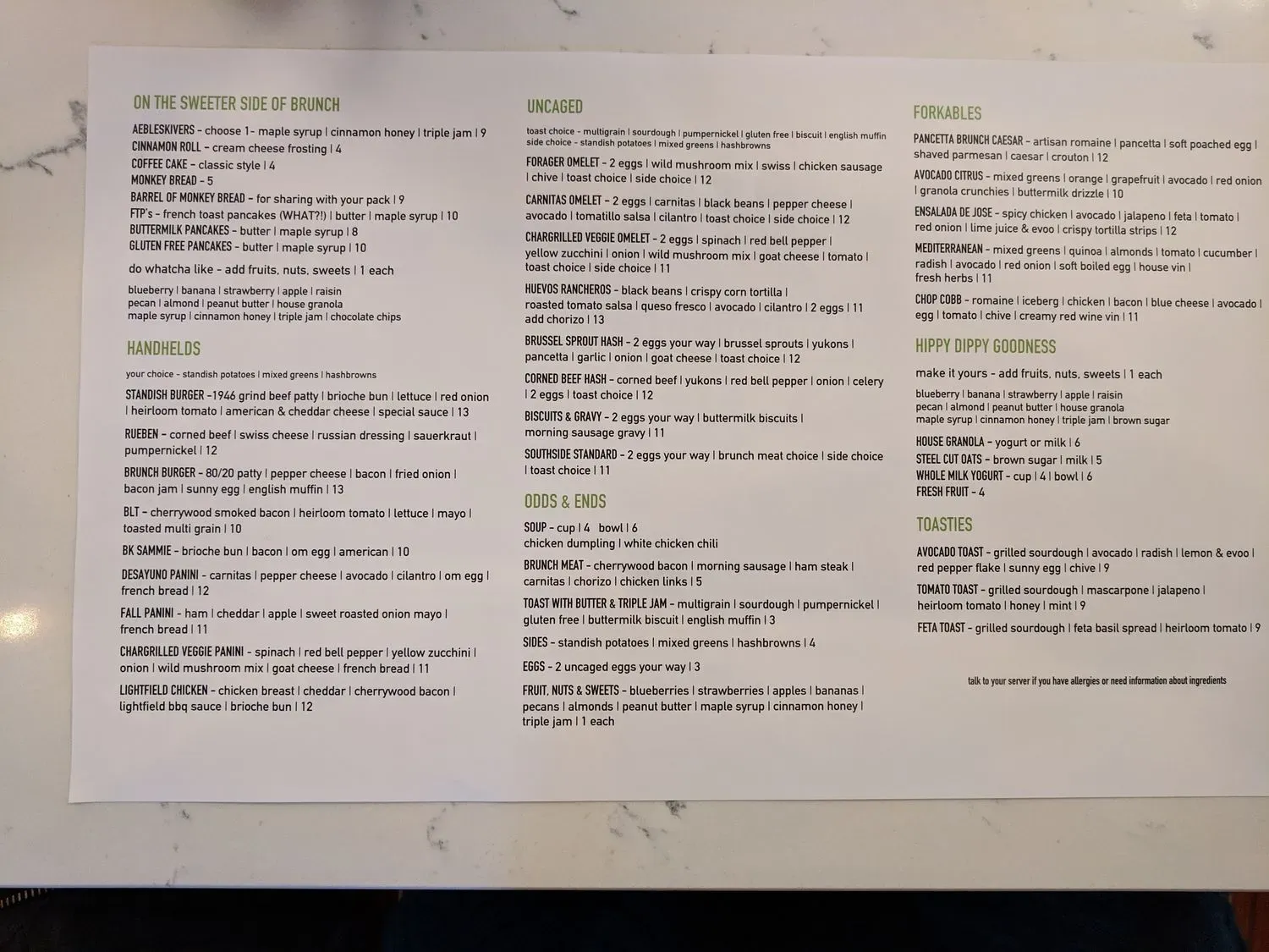 Menu 4