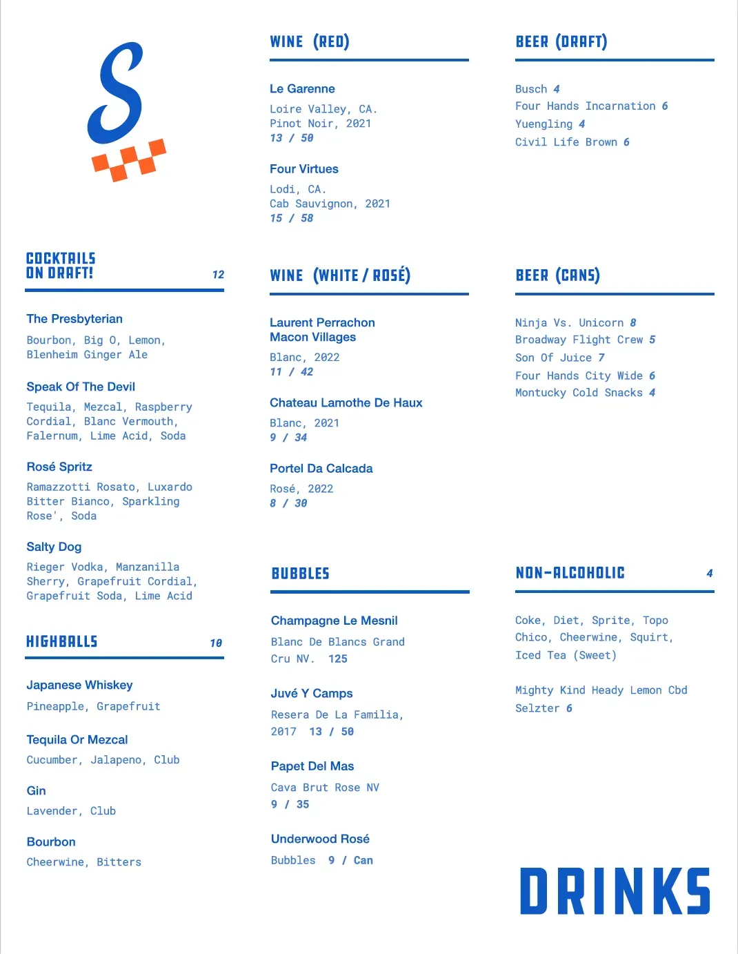 Menu 2