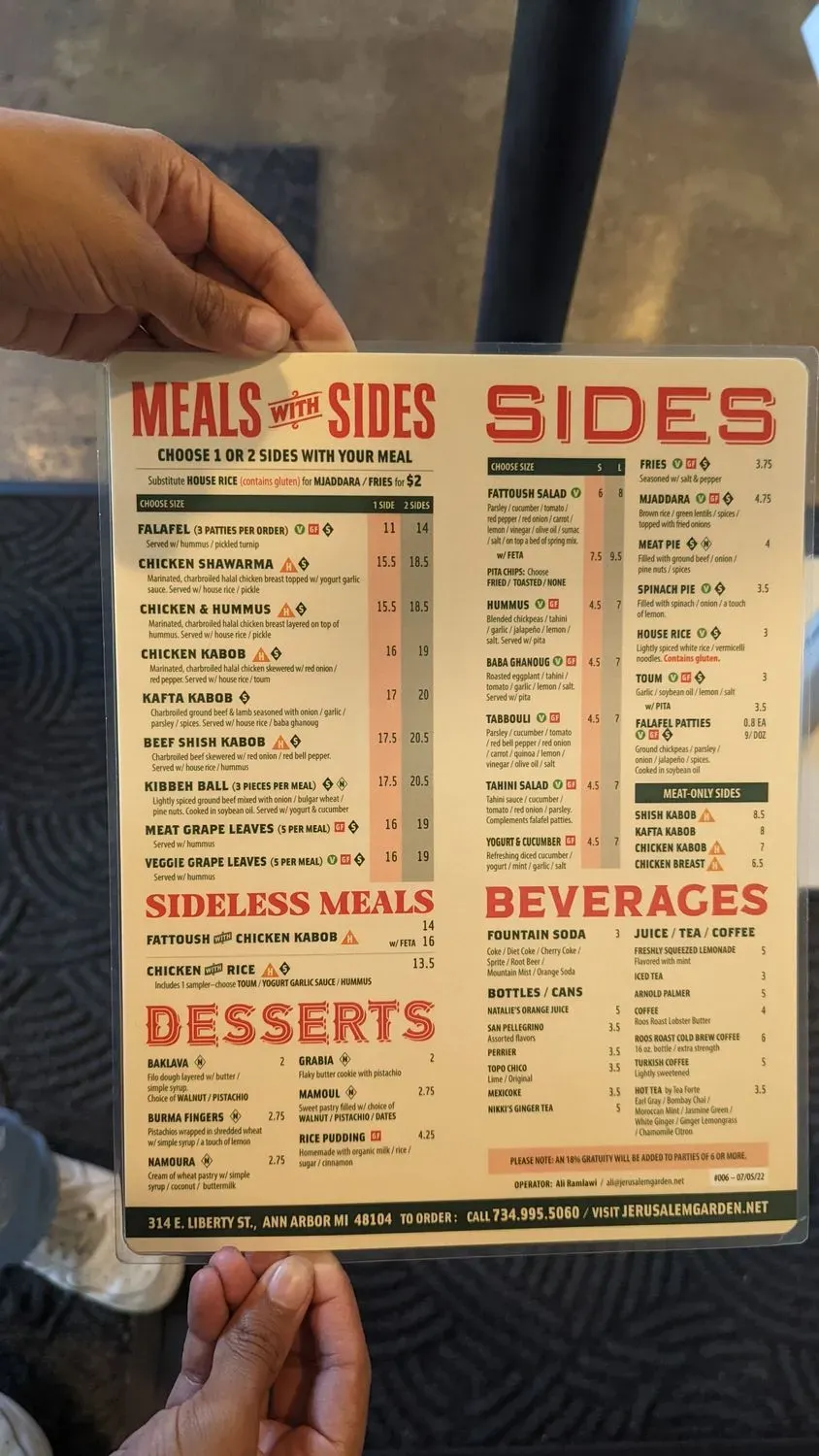 Menu 4