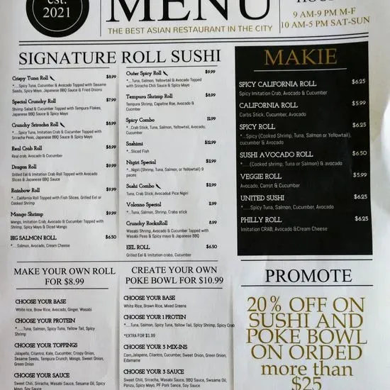 Menu 2