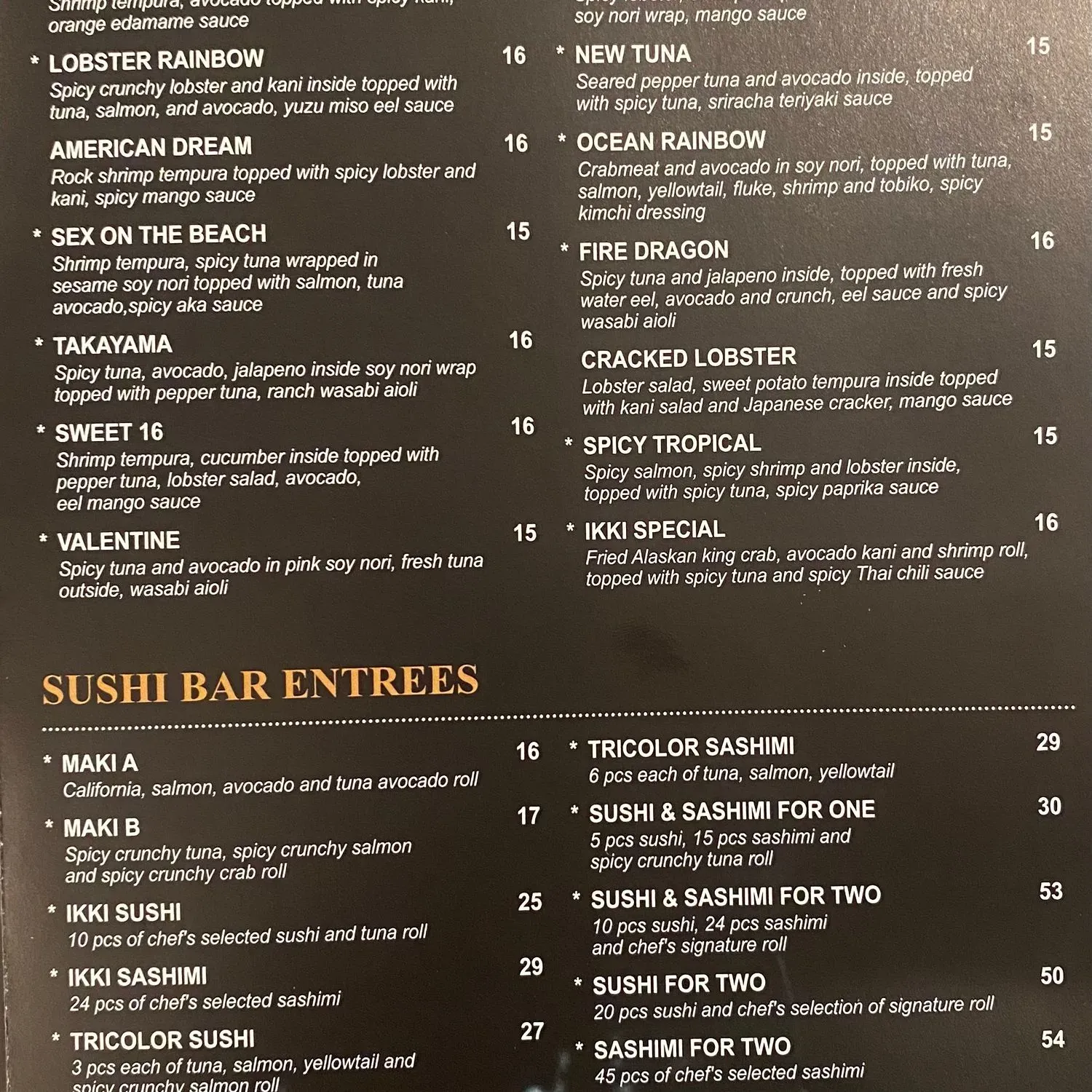 Menu 2