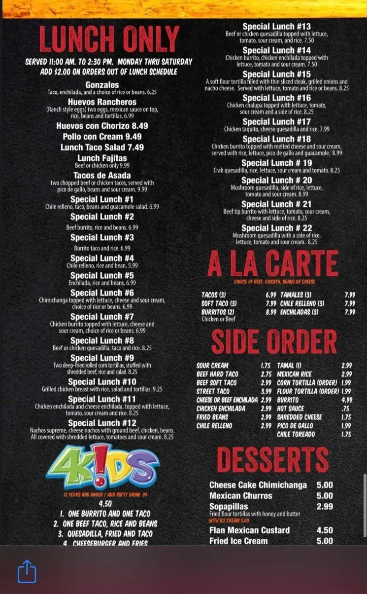 Menu 2