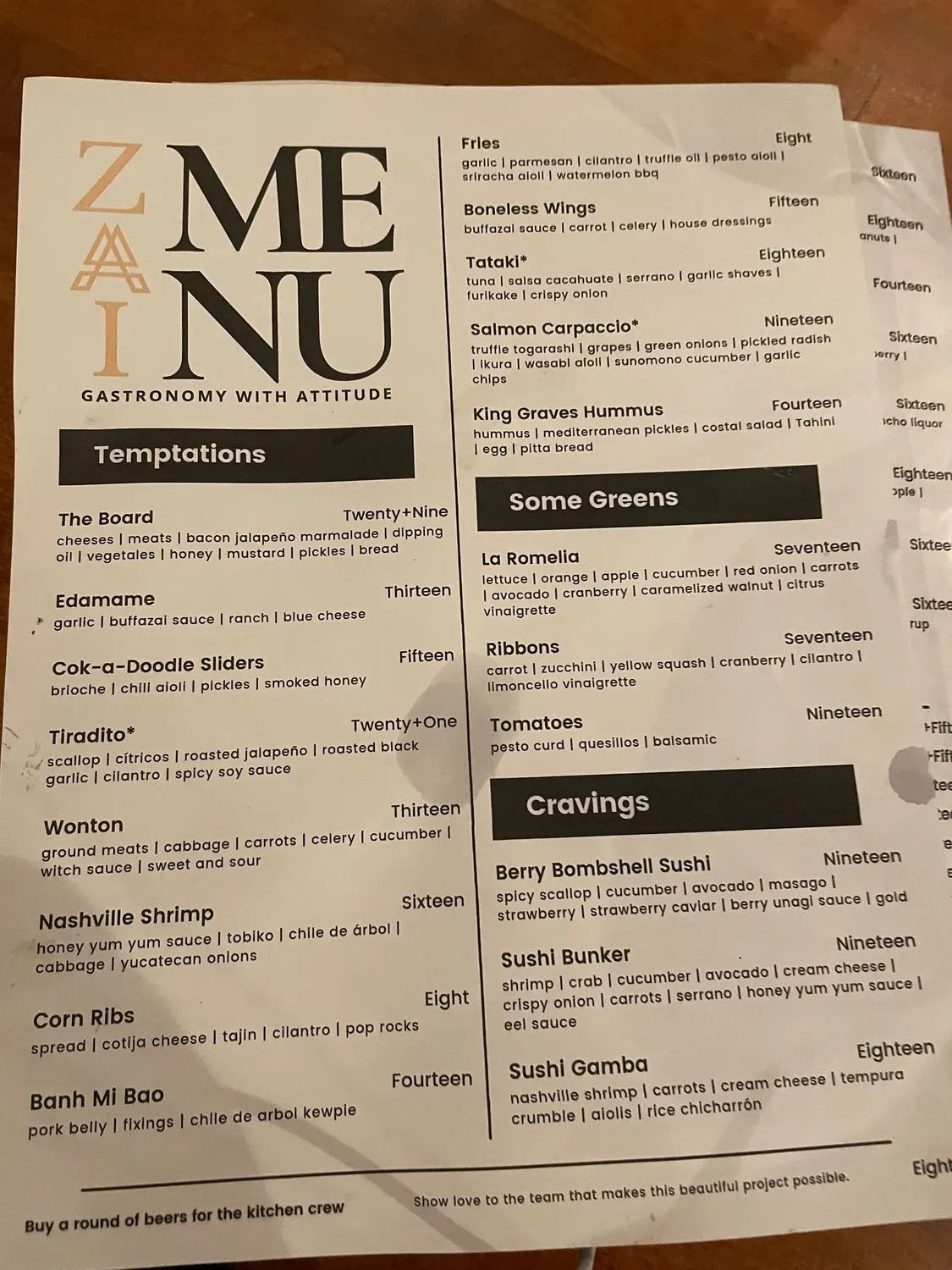 Menu 4