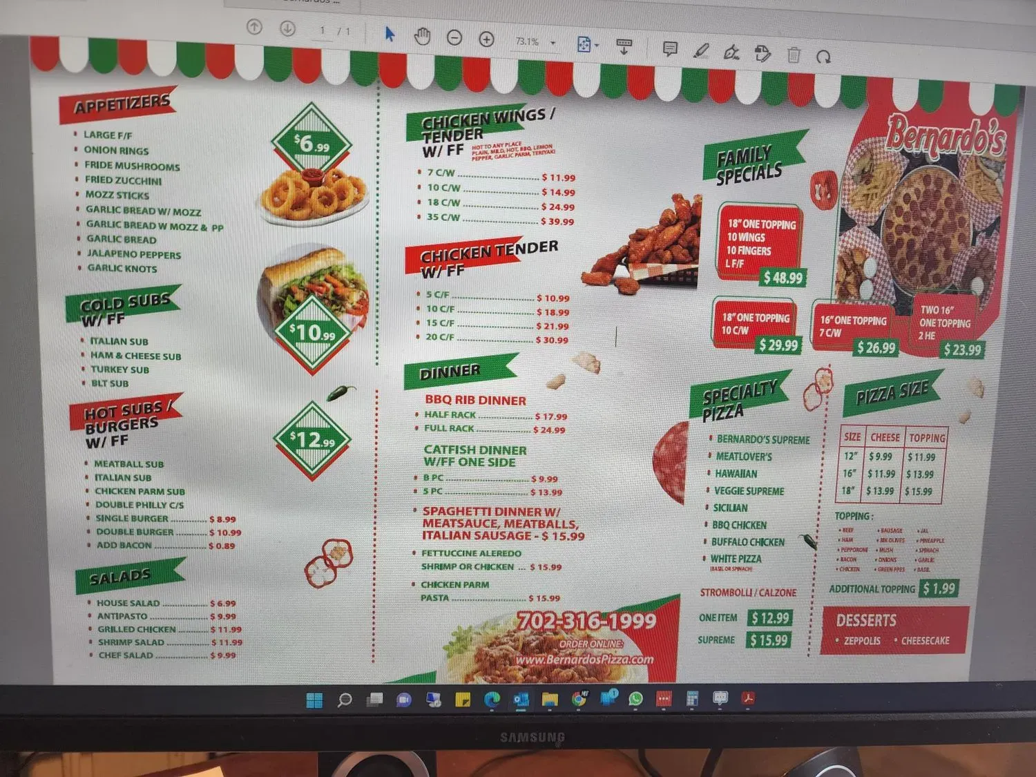 Menu 3