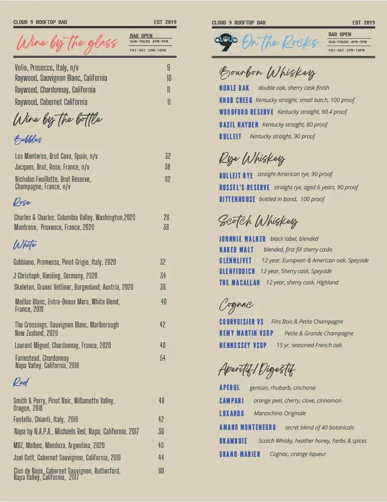 Menu 2