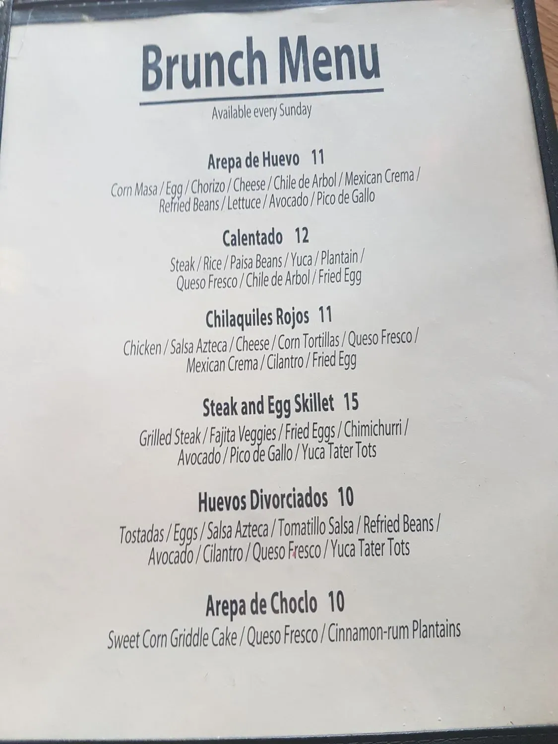 Menu 2