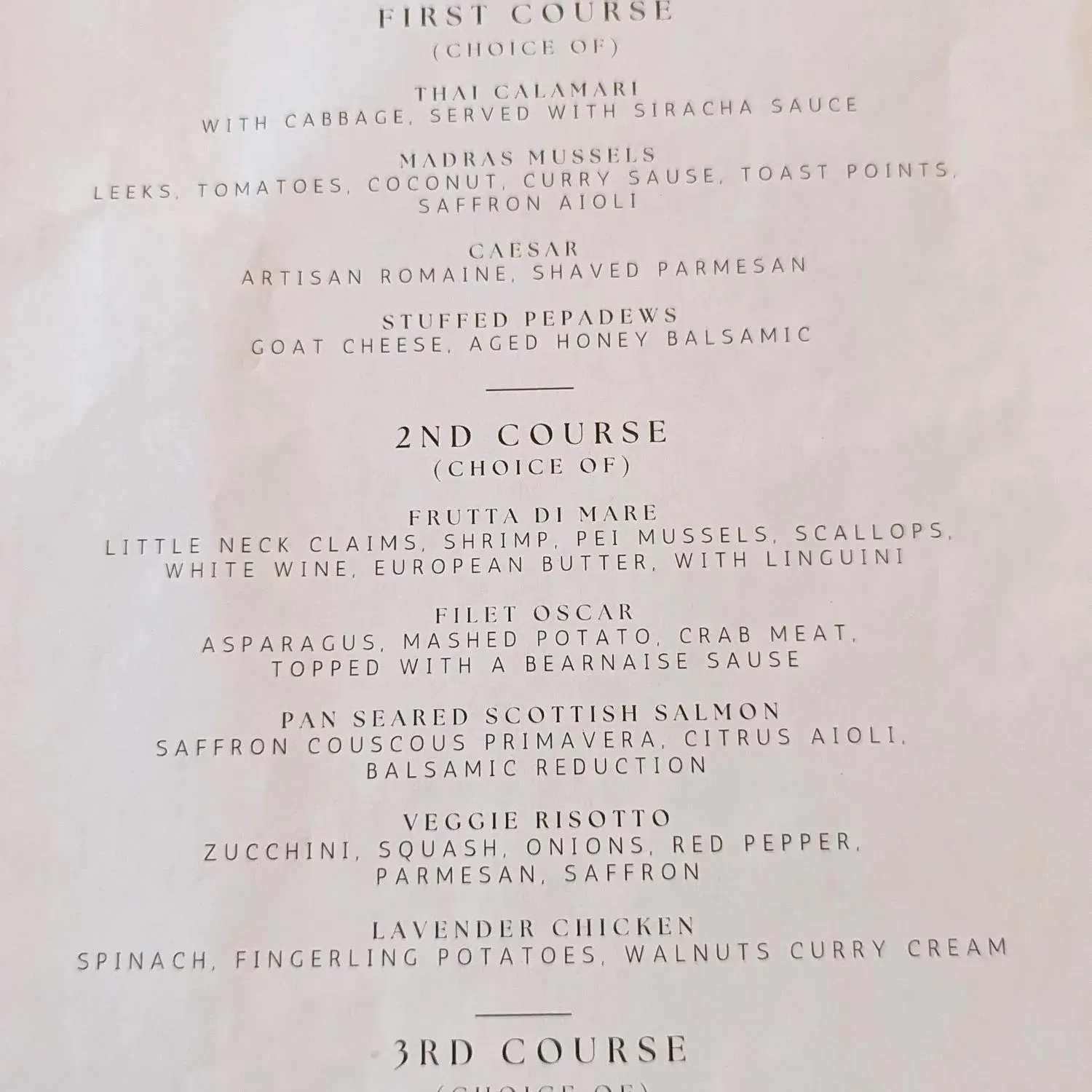 Menu 2