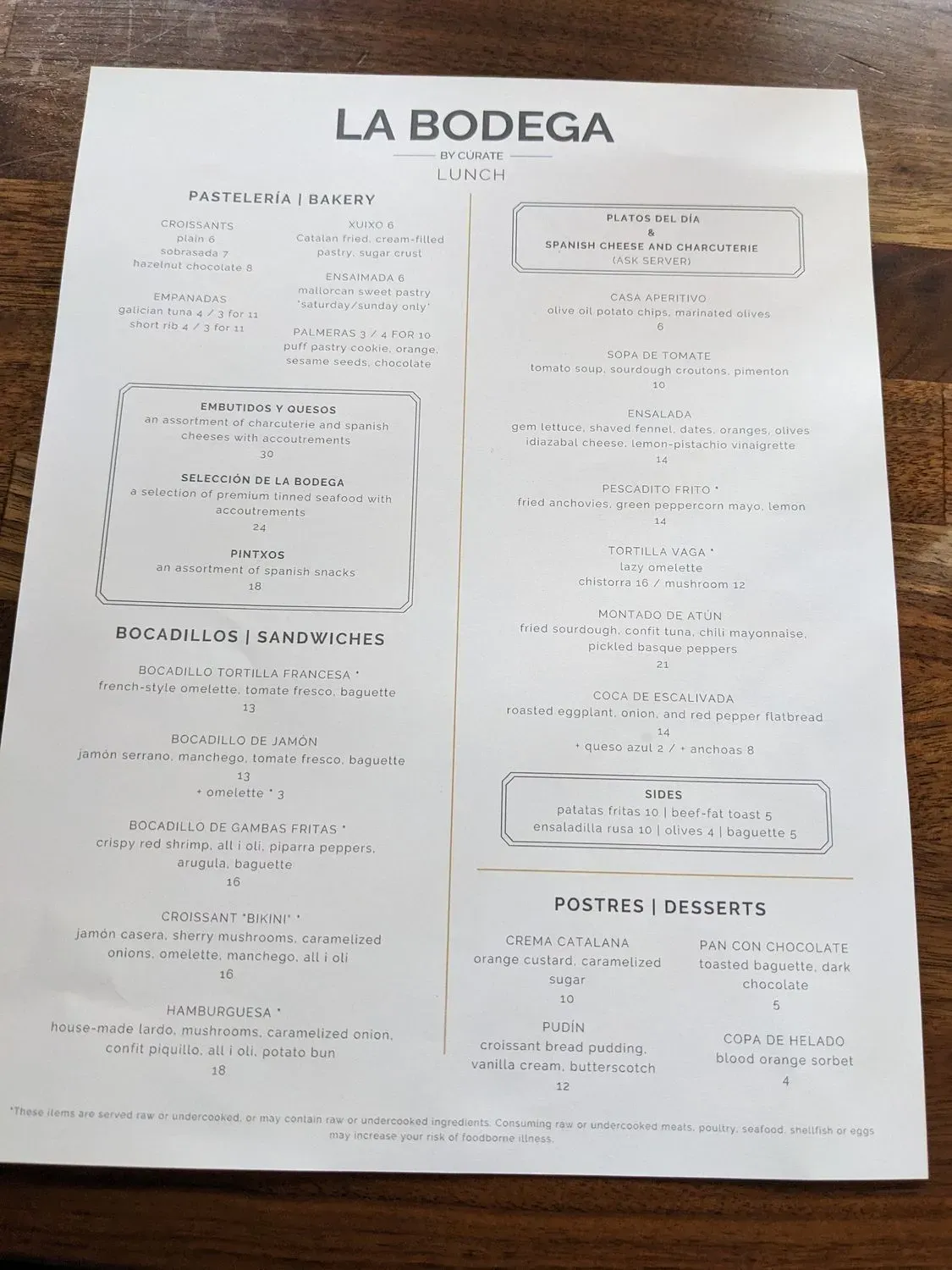 Menu 5