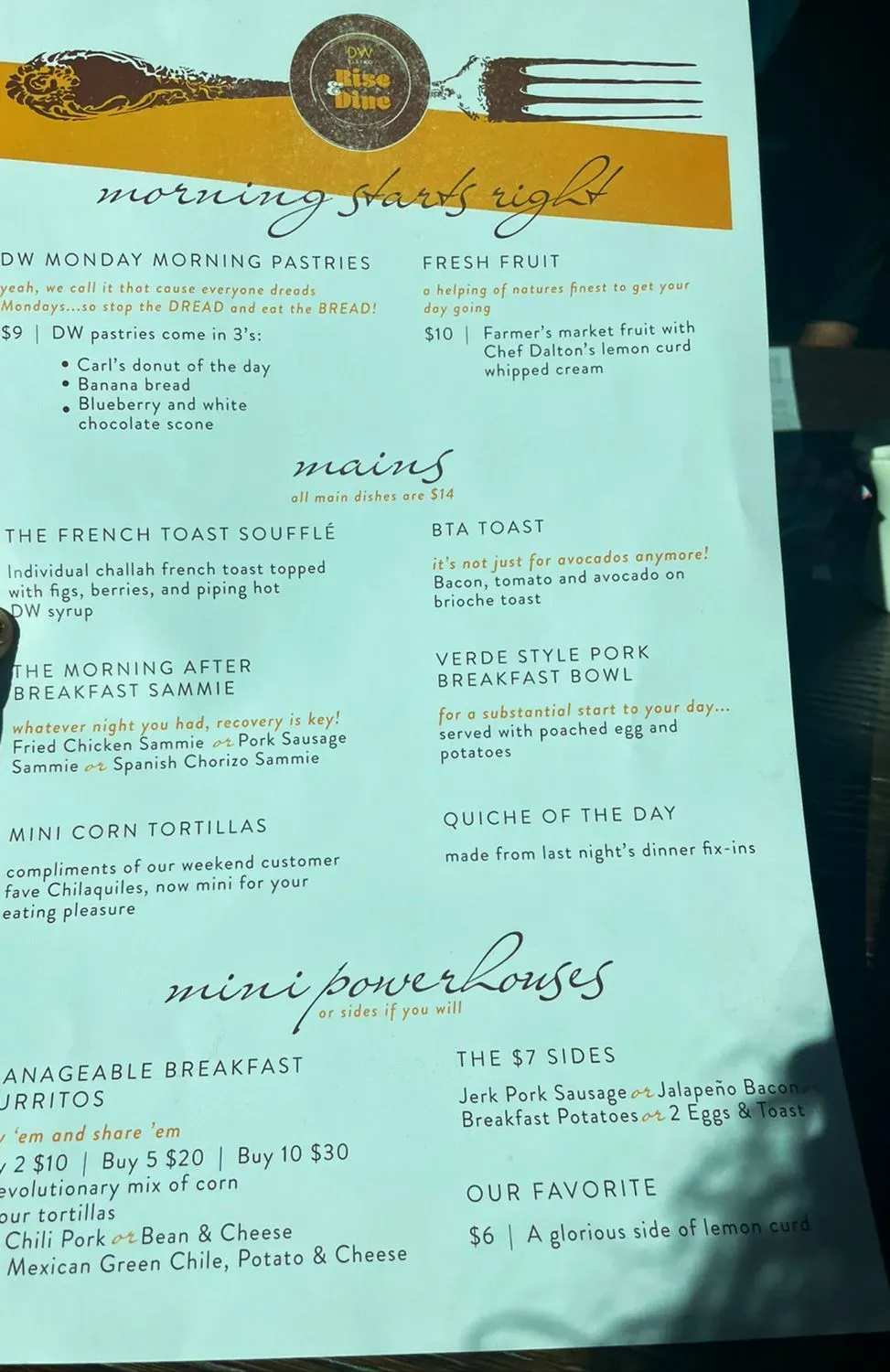 Menu 4