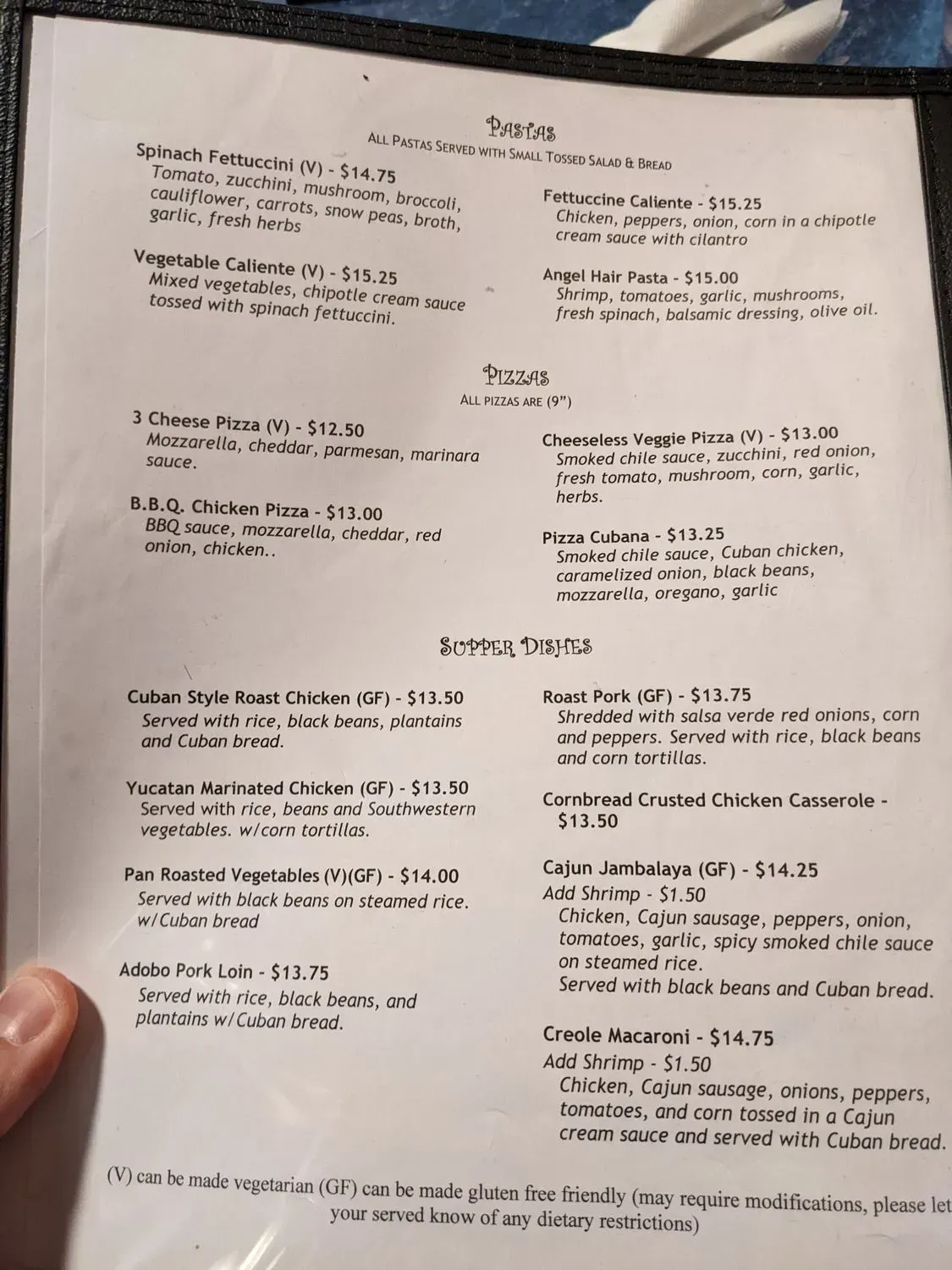 Menu 2