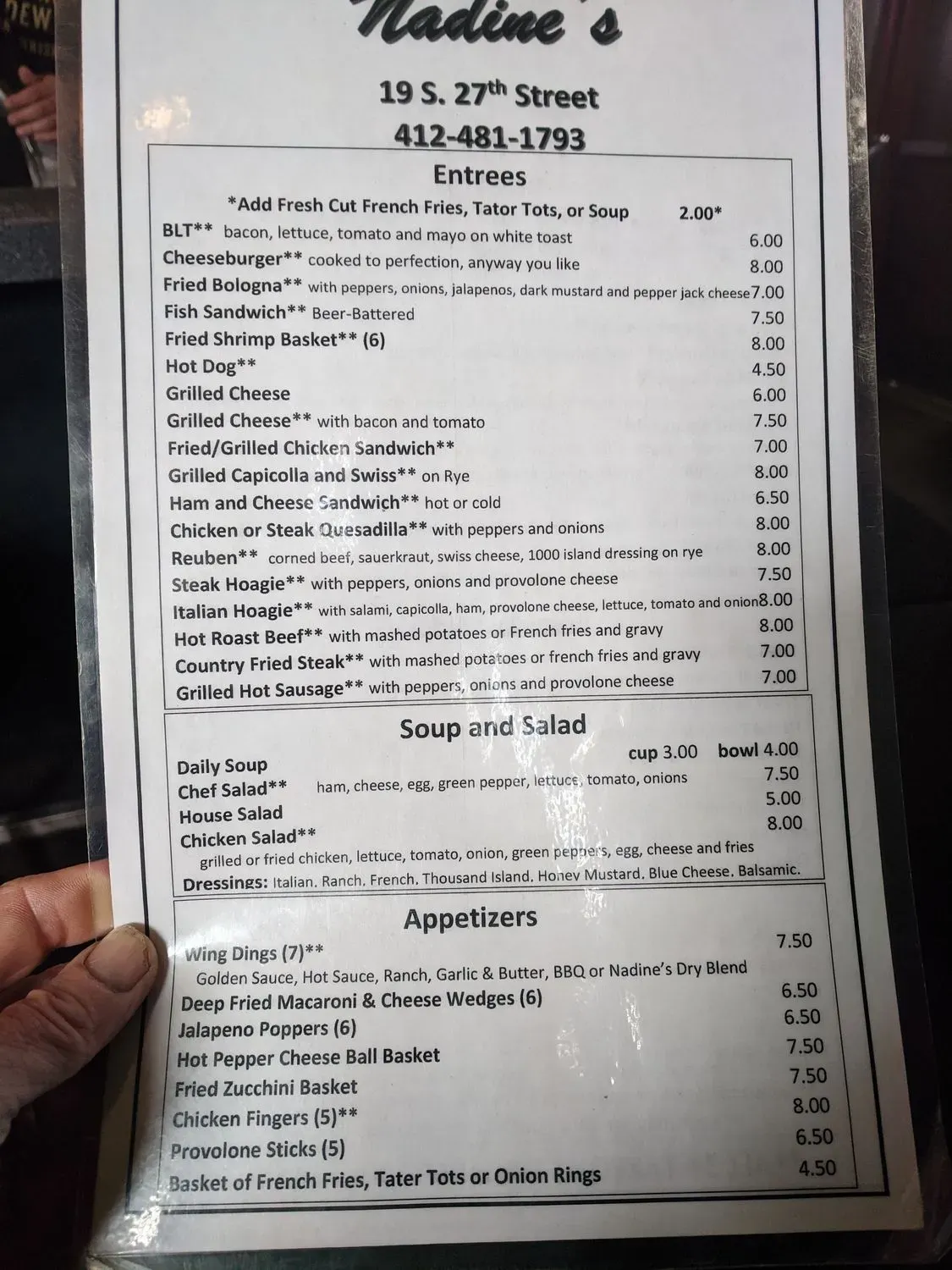 Menu 4