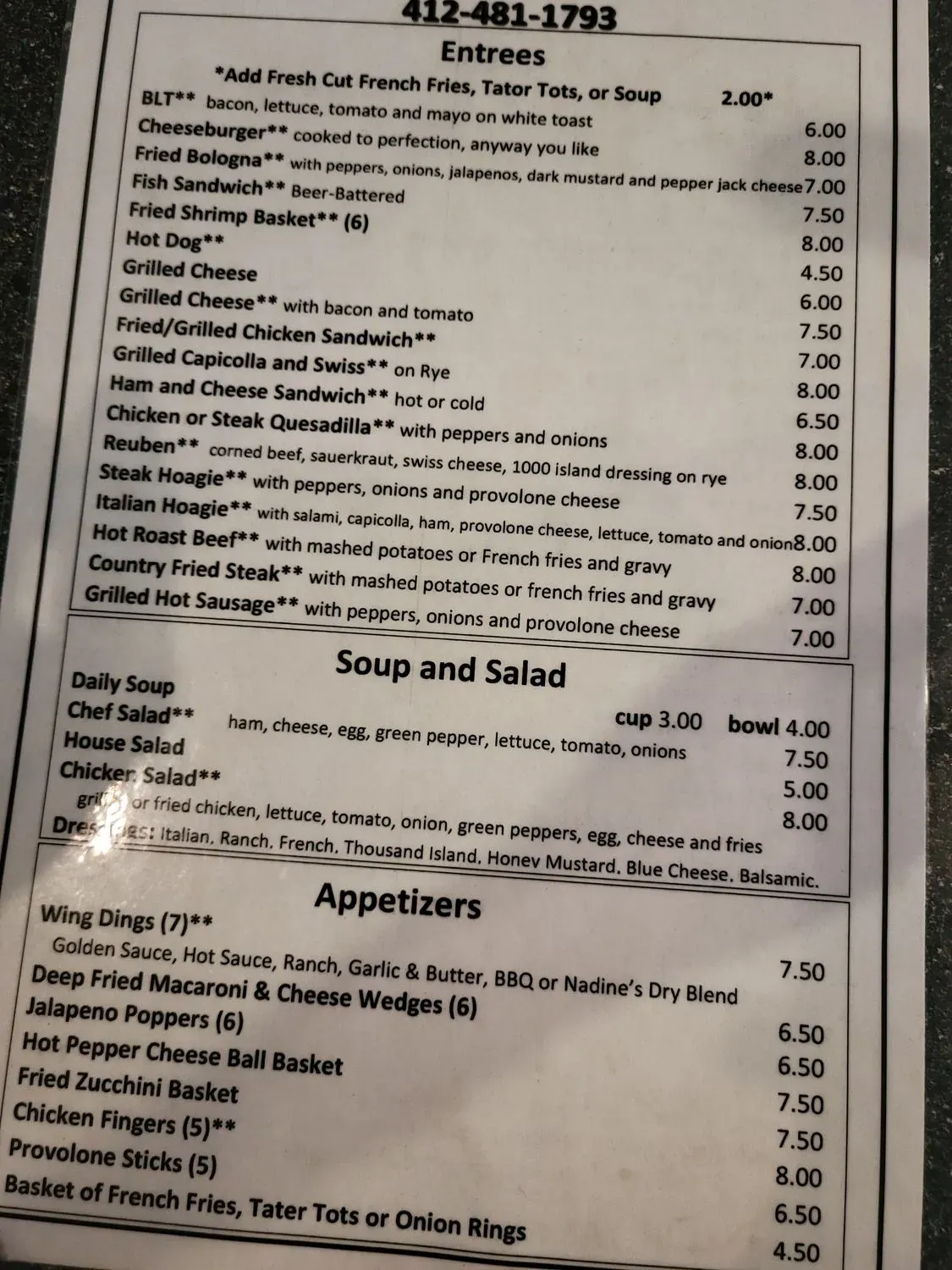 Menu 3