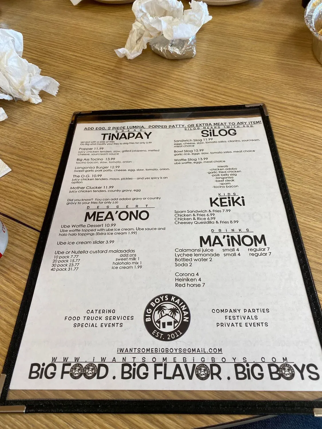 Menu 4