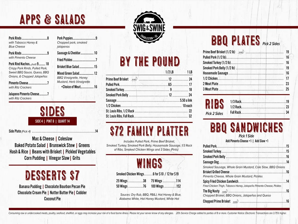 Front Menu