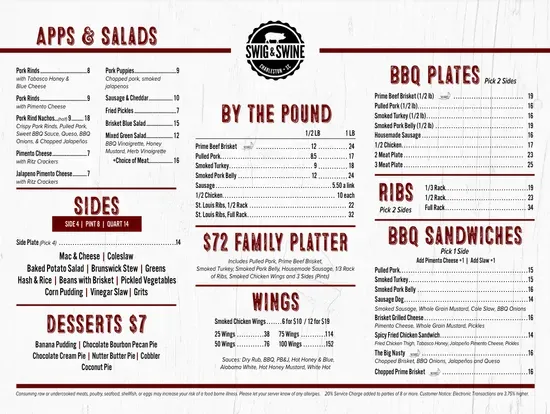 Front Menu