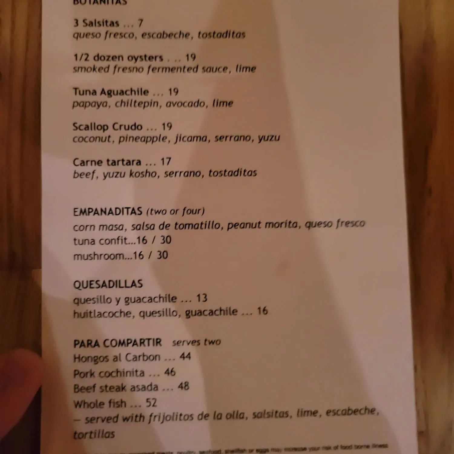 Menu 2