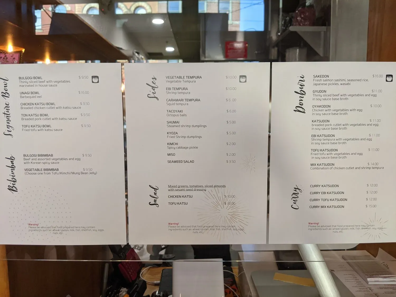 Menu 4