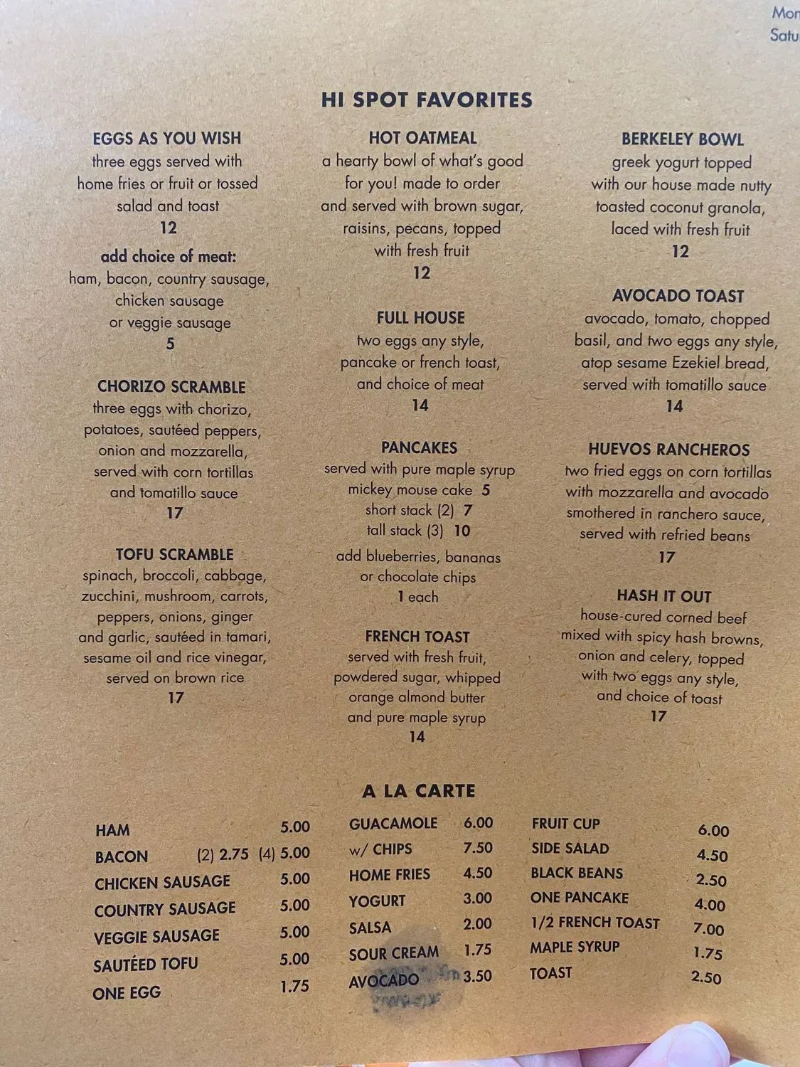 Menu 4