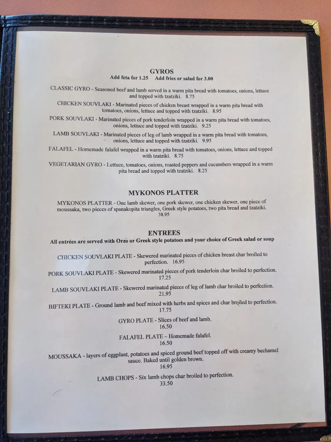 Menu 4