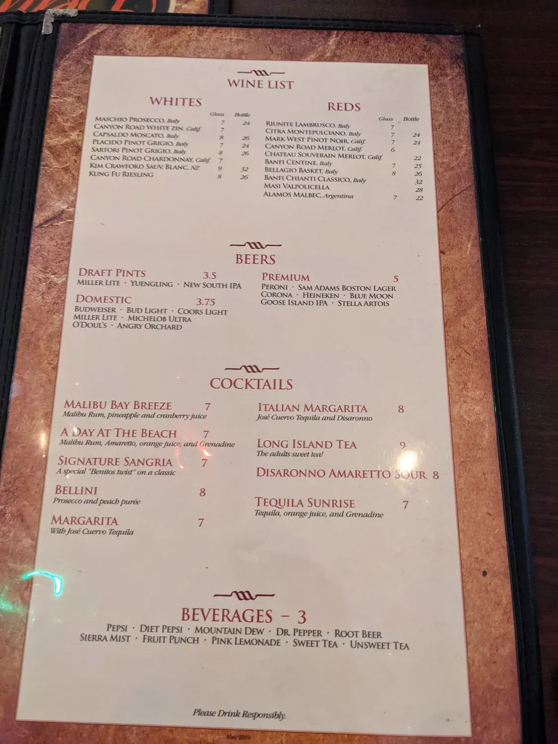 Menu 3