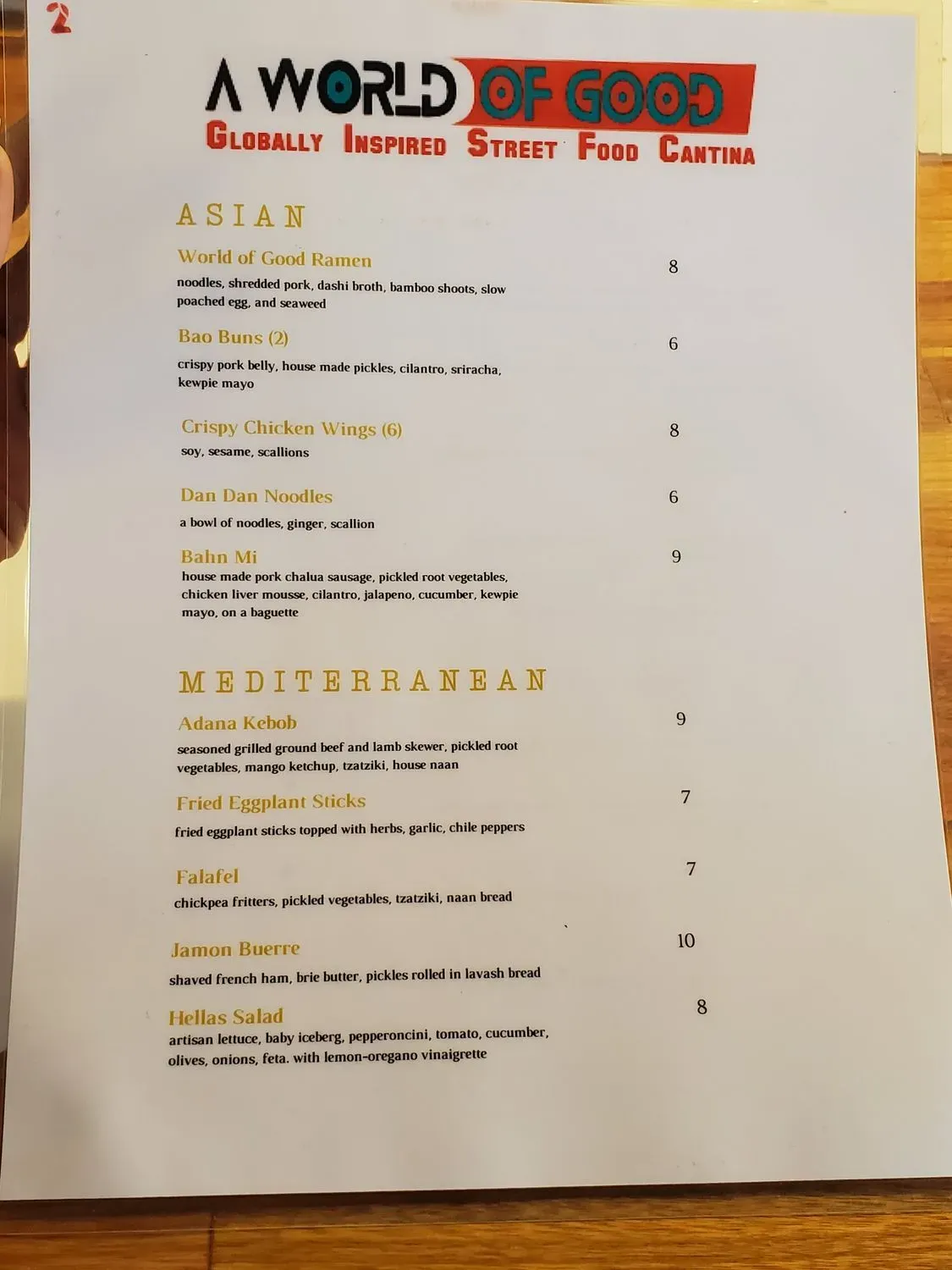 Menu 3