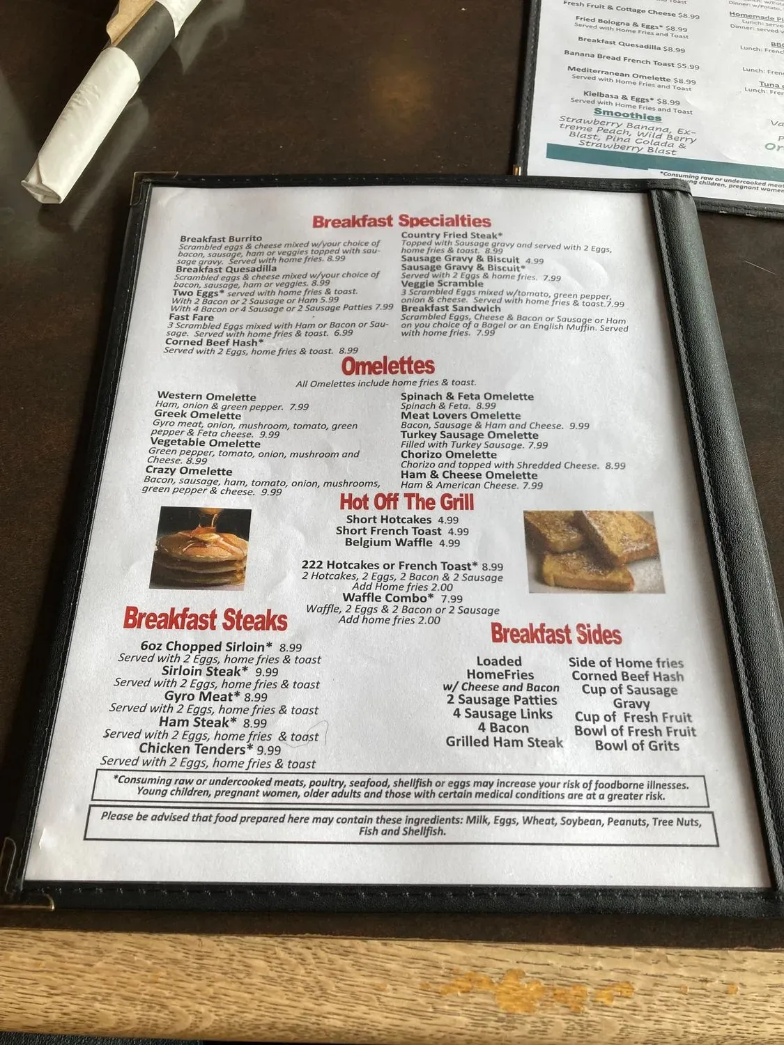 Menu 5