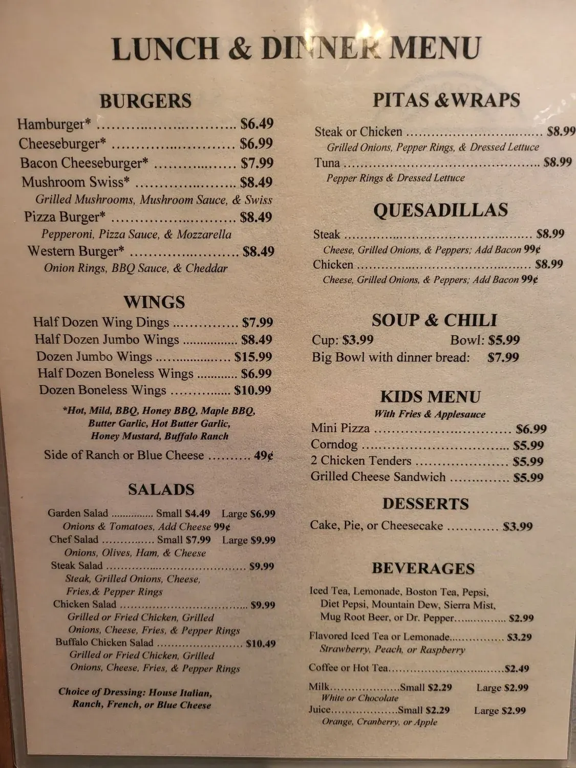 Menu 4