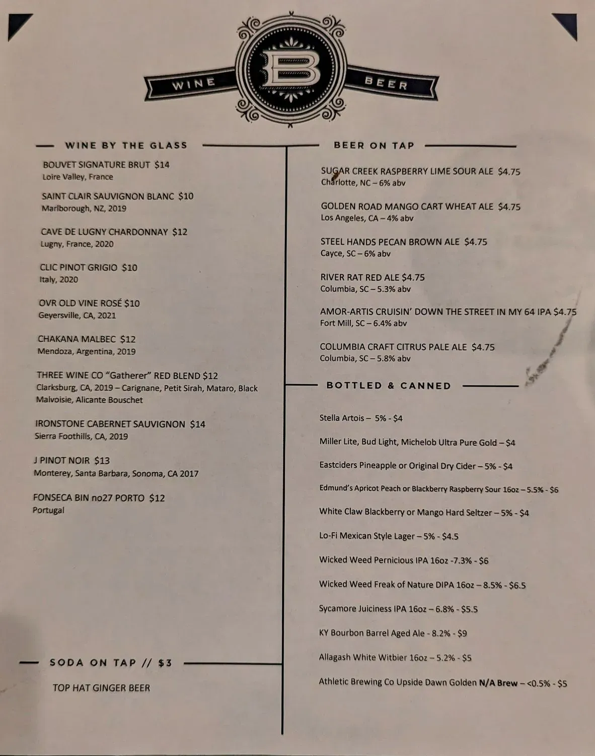 Menu 2