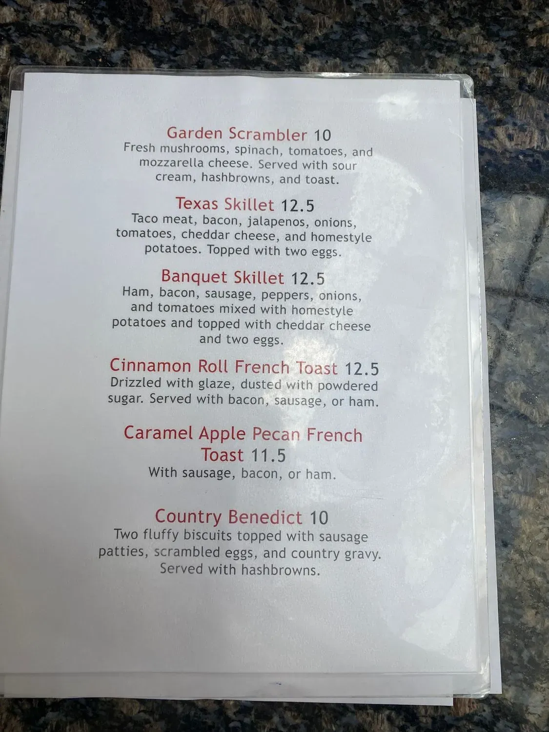 Menu 4