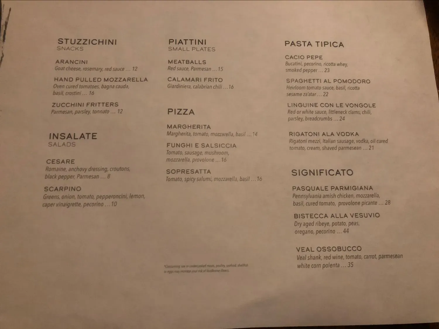 Menu 5