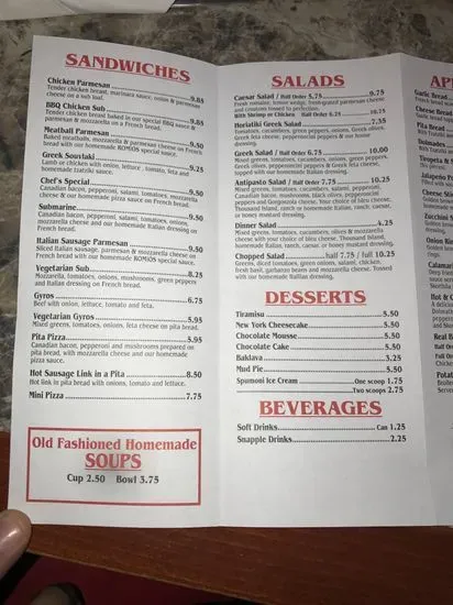 Menu 4