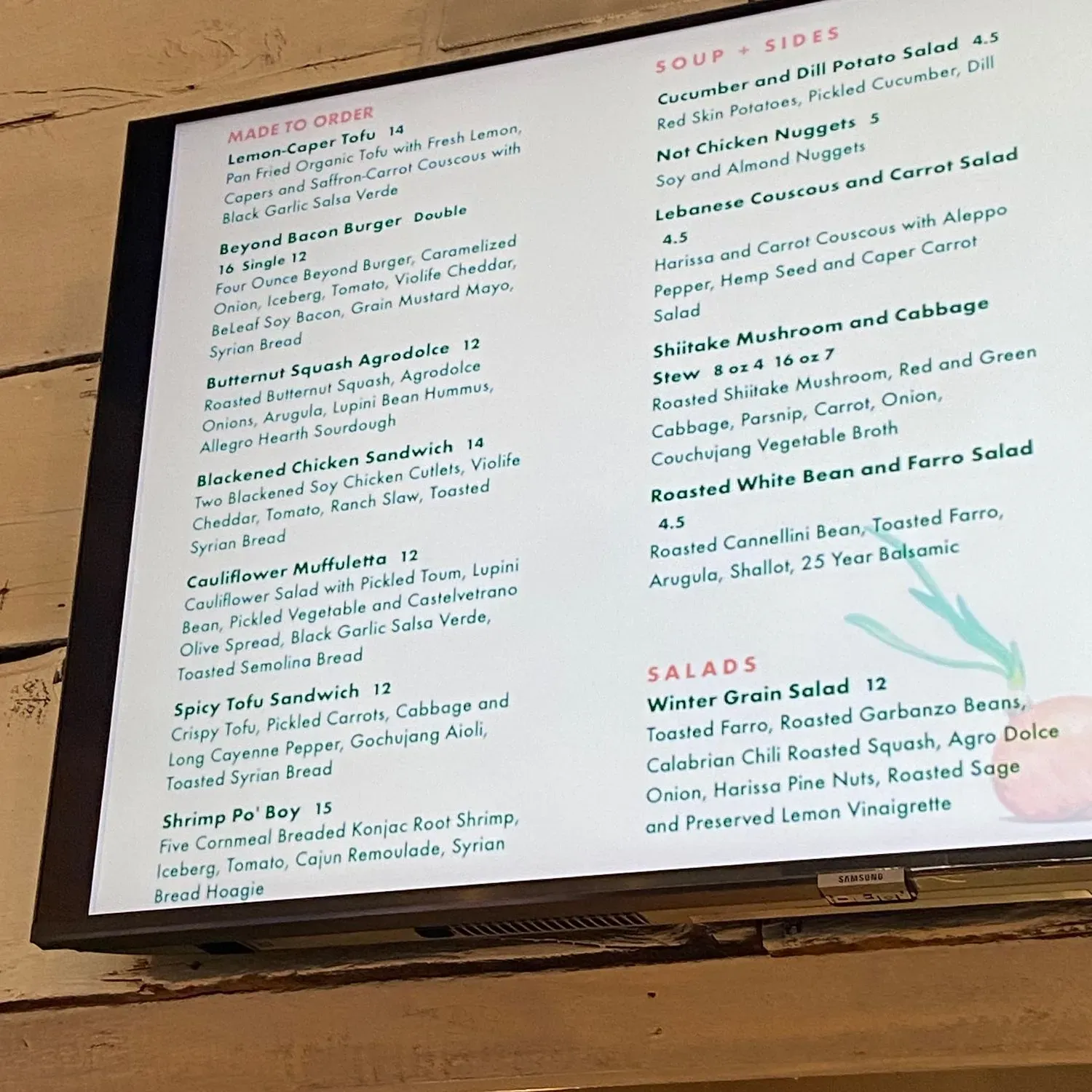 Menu 2