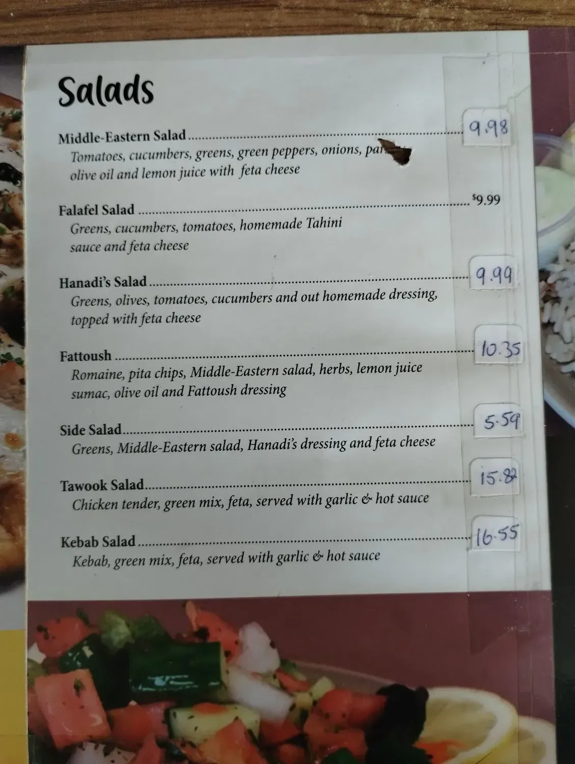 Menu 4