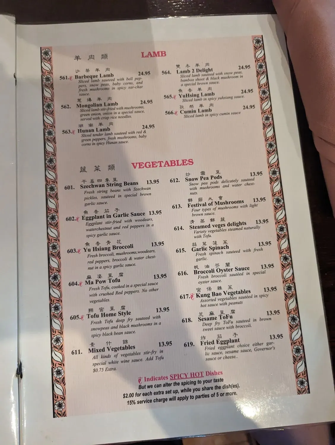 Menu 2