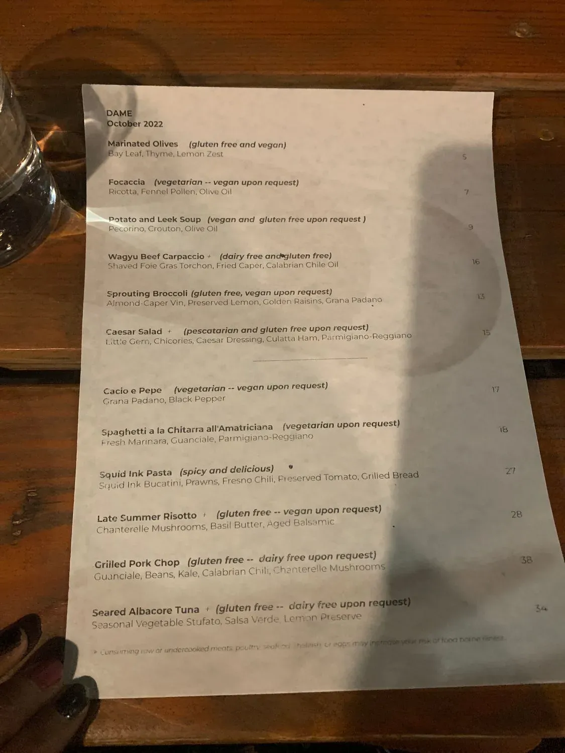 Menu 4