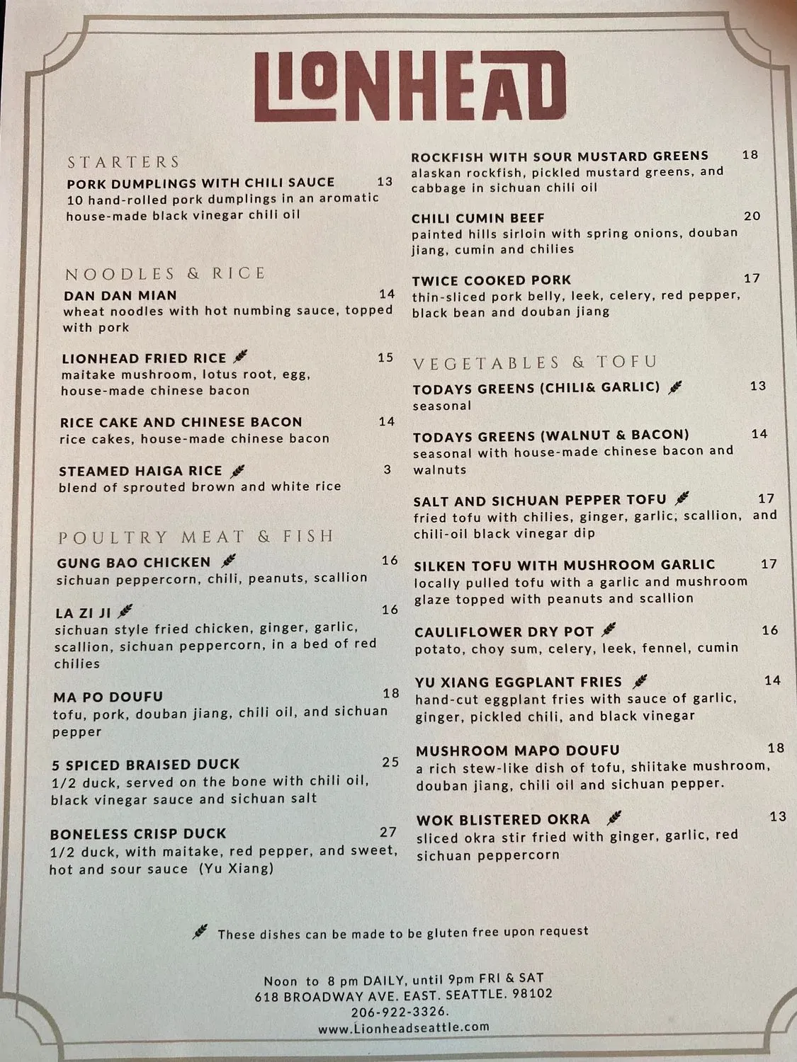 Menu 2