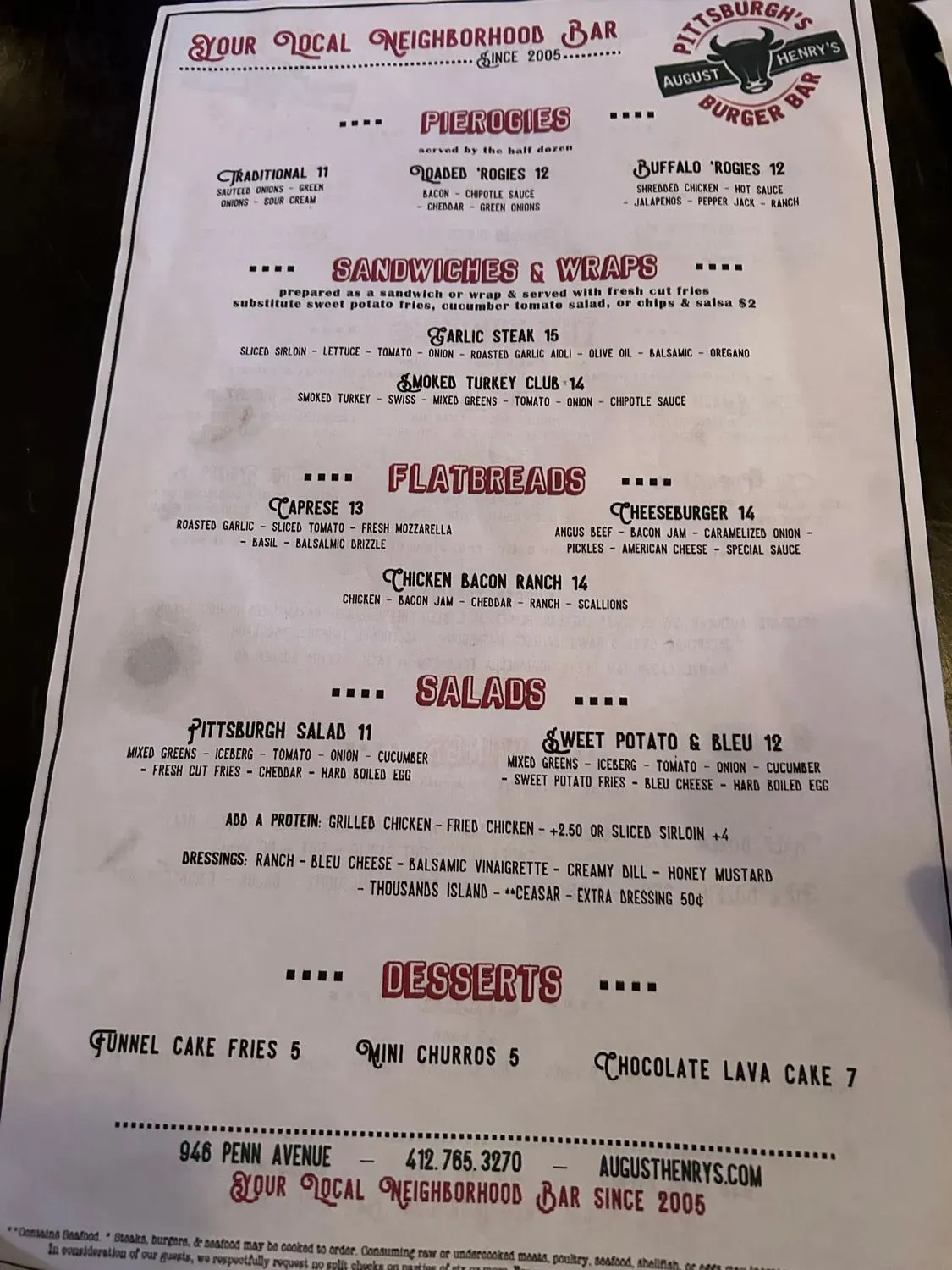 Menu 2