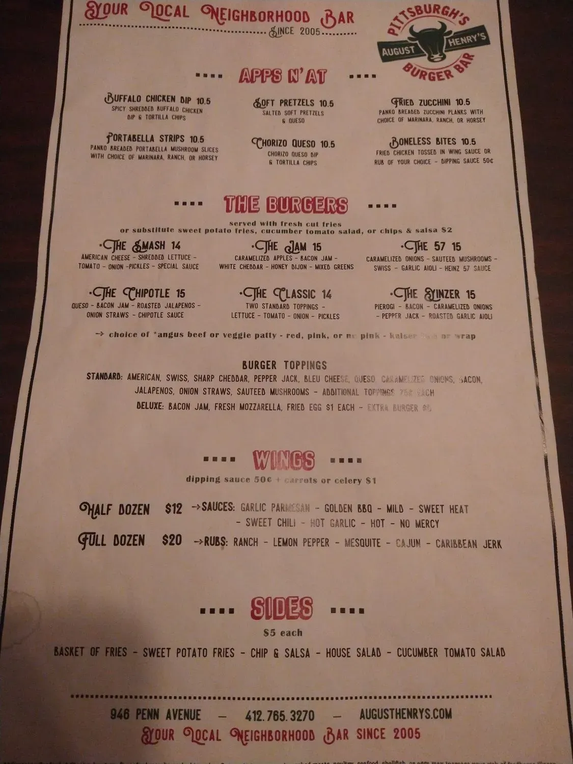 Menu 4