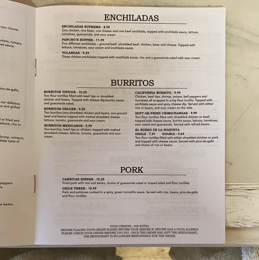 Menu 2