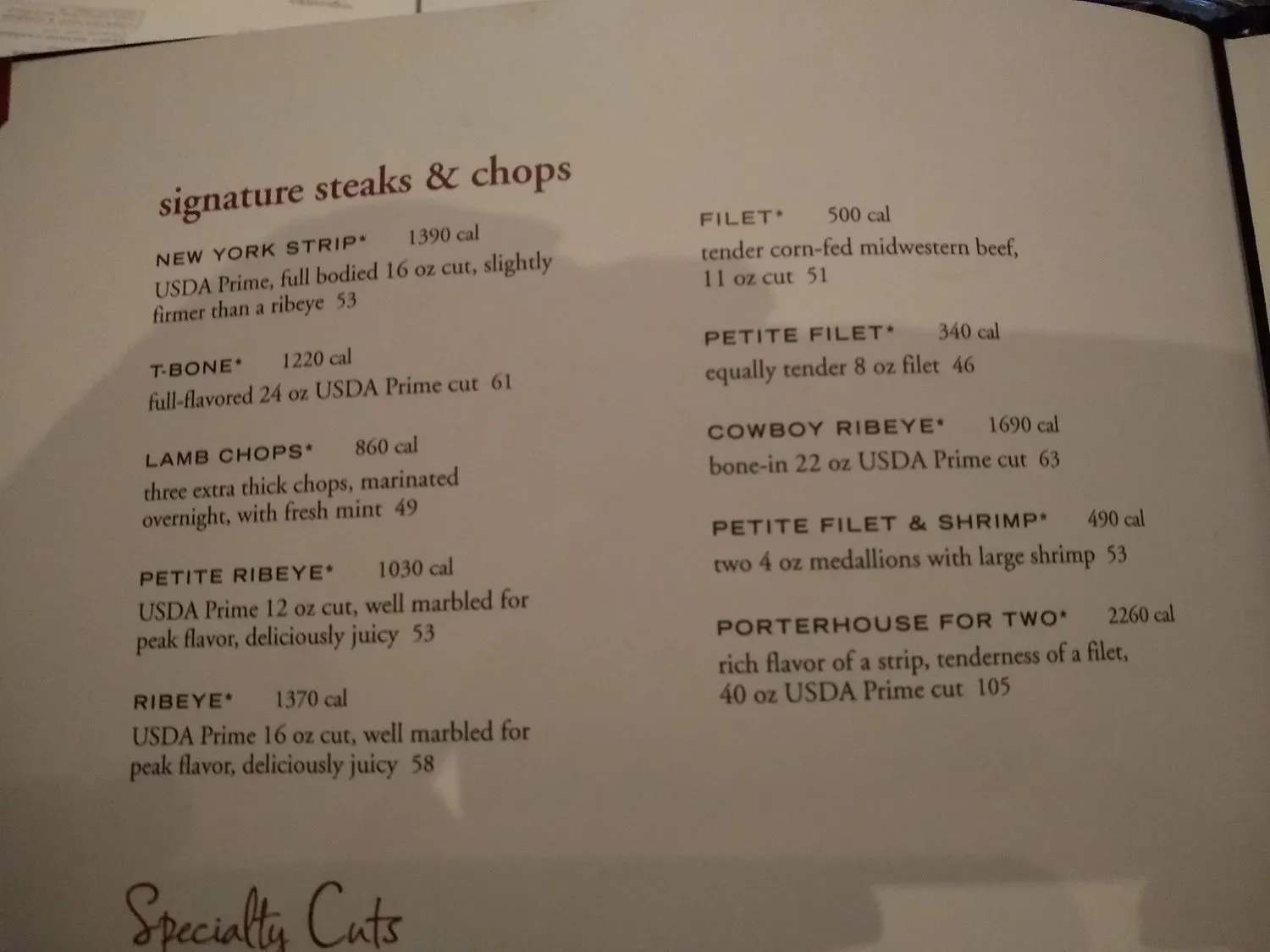 Menu 5