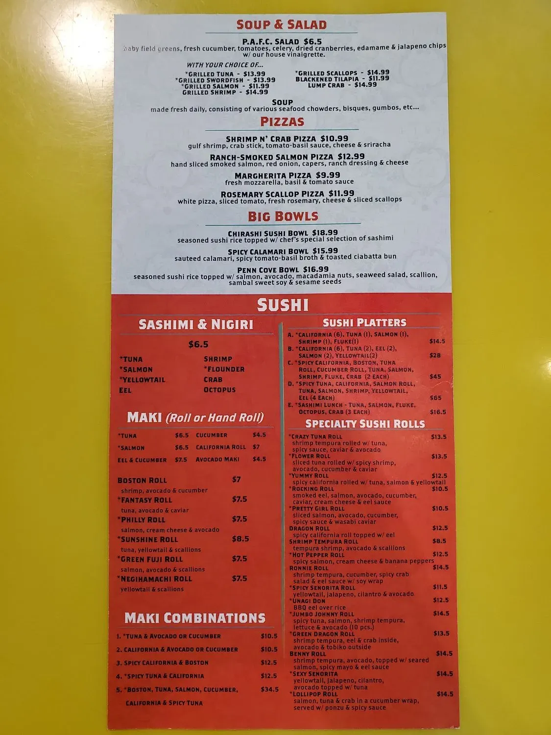 Menu 2