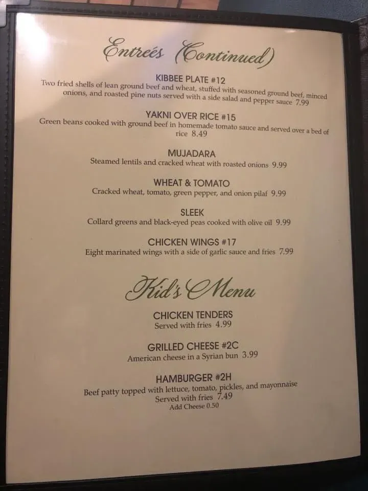 Menu 4