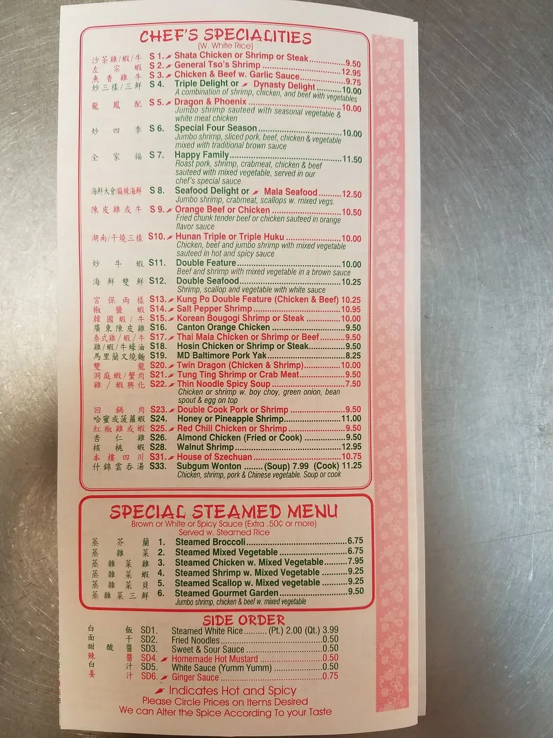 Menu 2