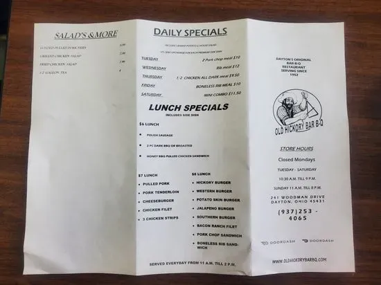 Menu 5