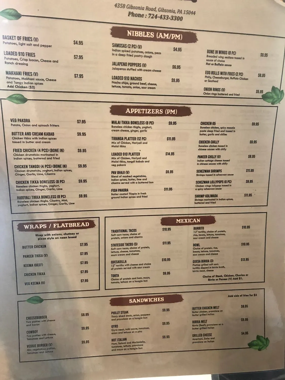 Menu 2