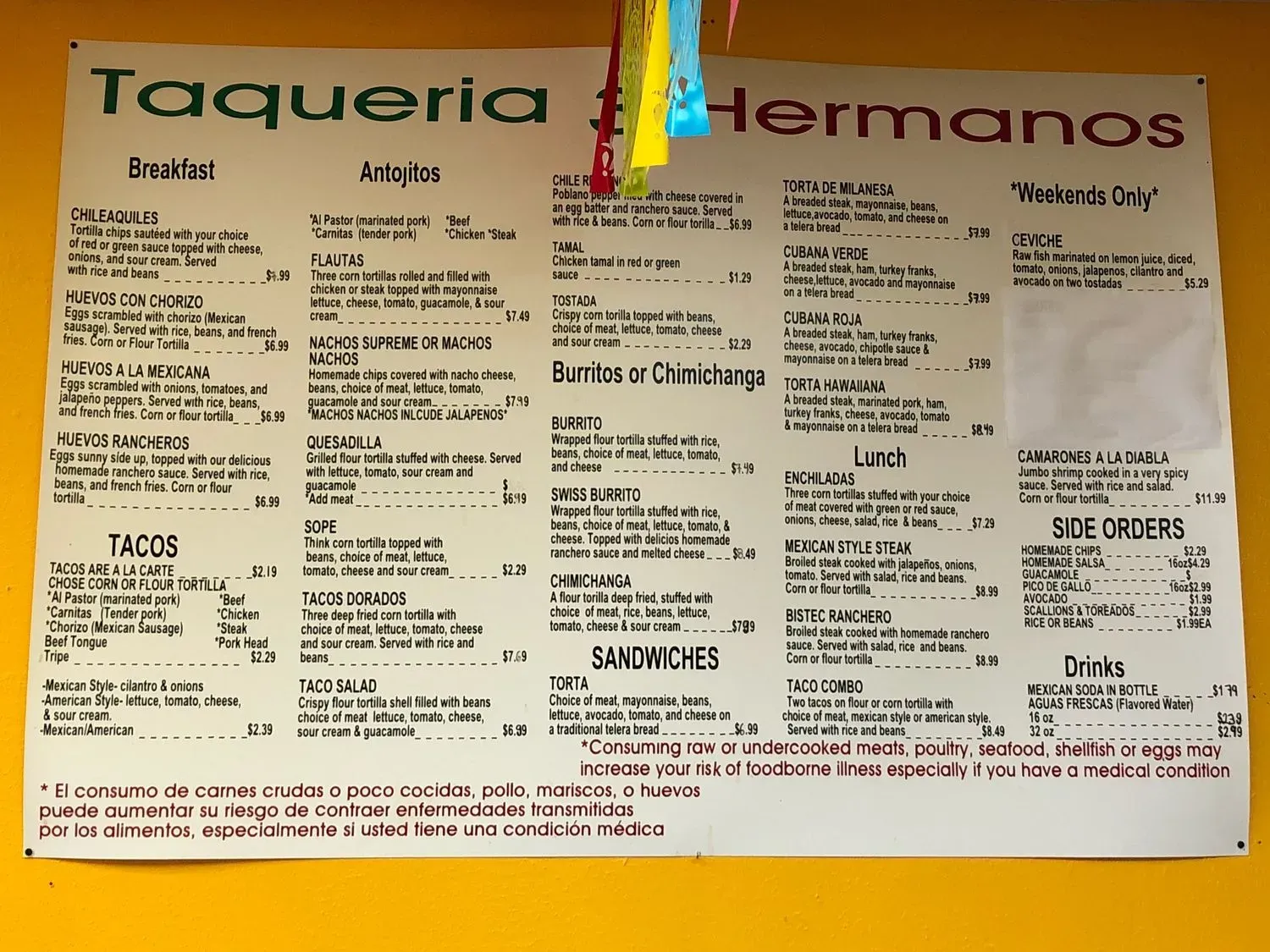 Menu 5